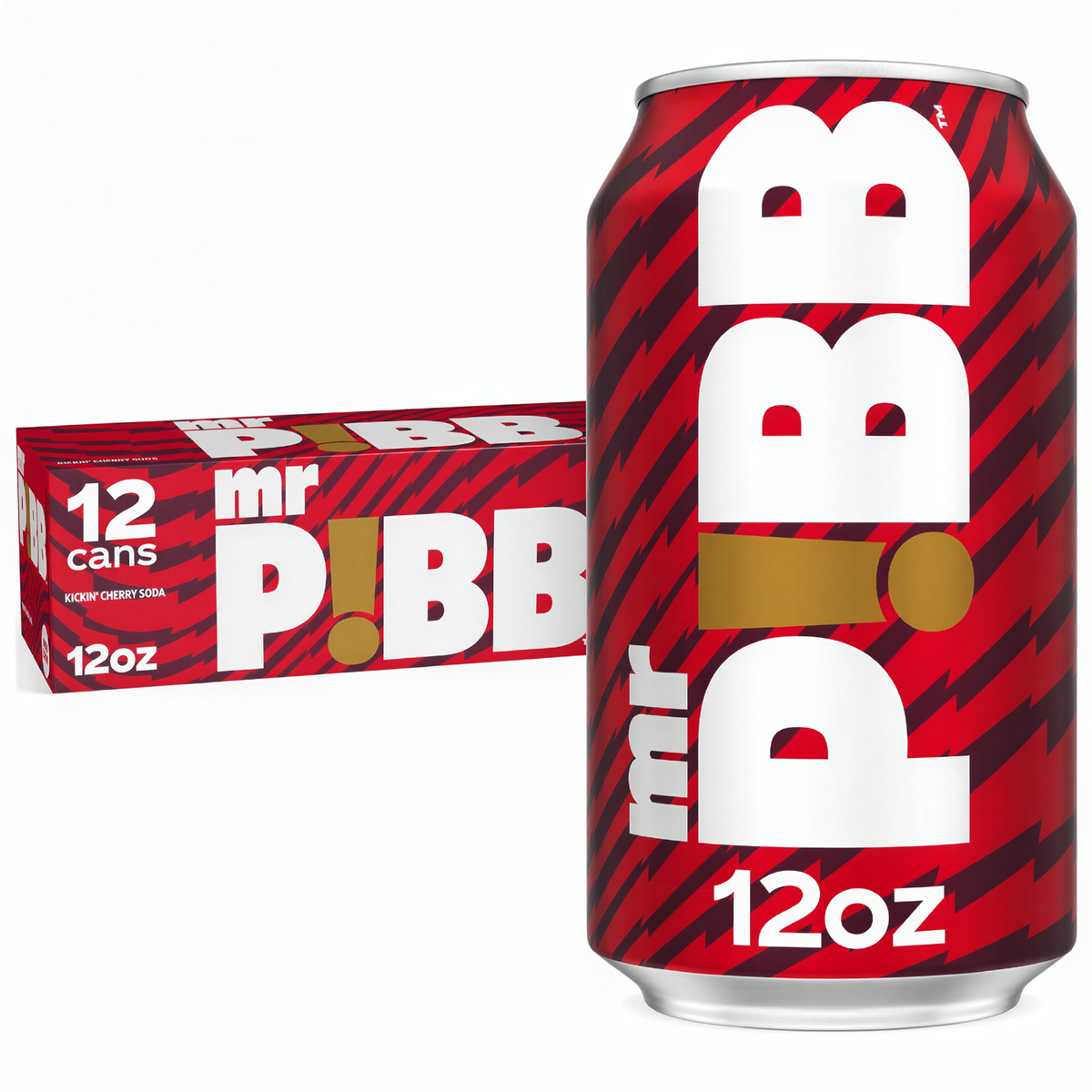 Mr Pibb Kickin' Cherry Soda 355ml (USA Import) 12 Pack