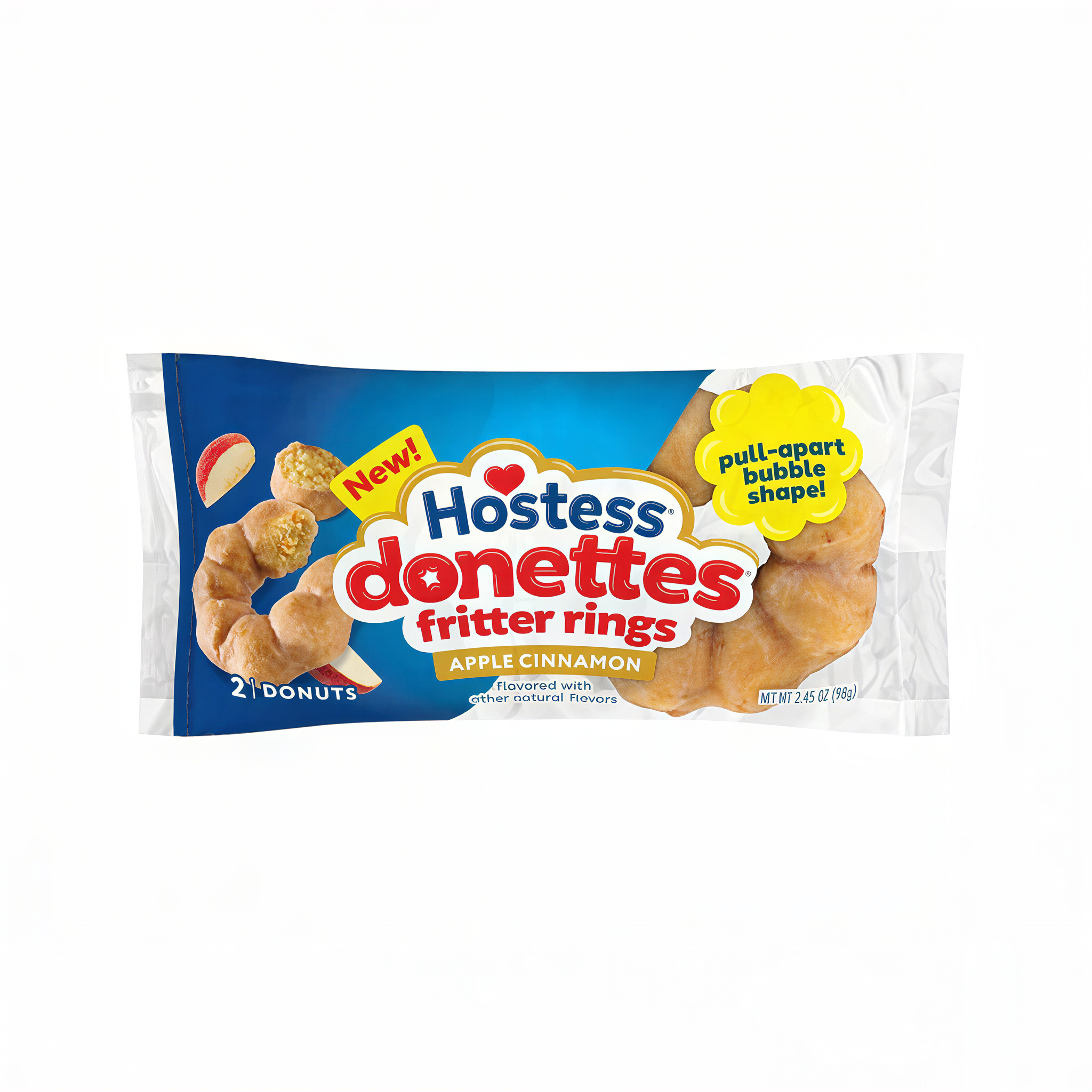 Hostess Donettes Apple Cinnamon Fritter Rings 294g (USA Import)
