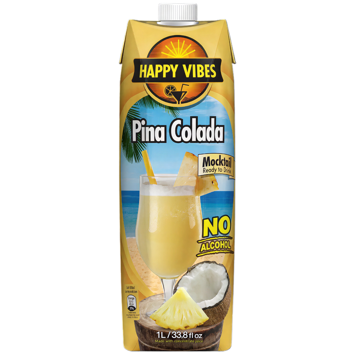 Happy Vibes Mocktail Piña Colada (1L)