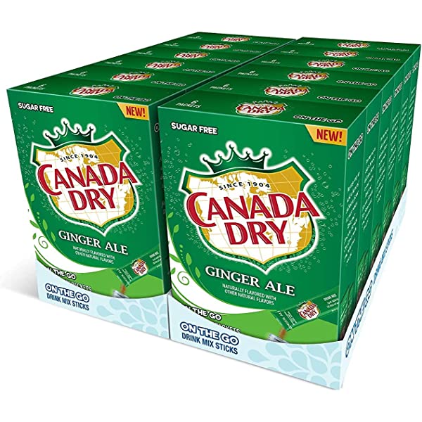 Canada Dry Ginger Ale Singles To Go (187.2g) (12 Pack)