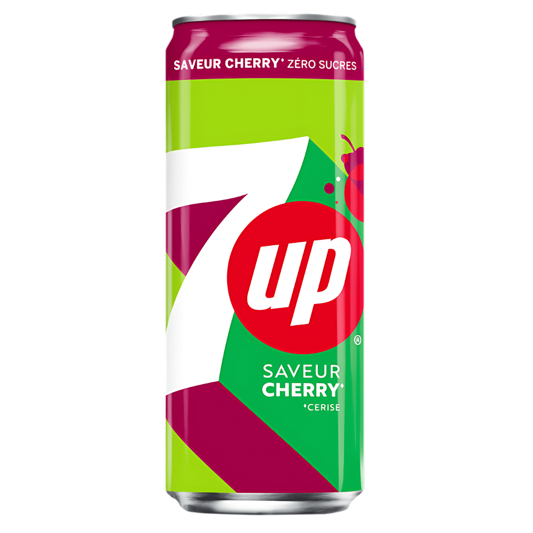 7up Cherry Zero Sugar (330ml)
