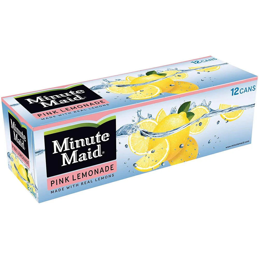 Minute Maid Pink Lemonade Case of 12 (355ml x12)