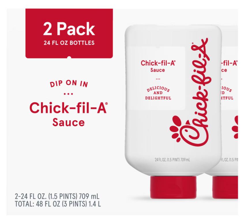 Chick-Fil-A Sauce Big Bottle (709ml) (2 Pack) product packaging