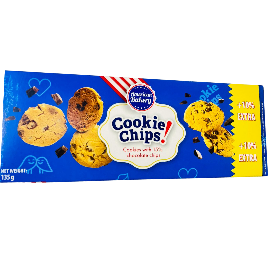 American Bakery Chocolate Chip Cookies (135g)