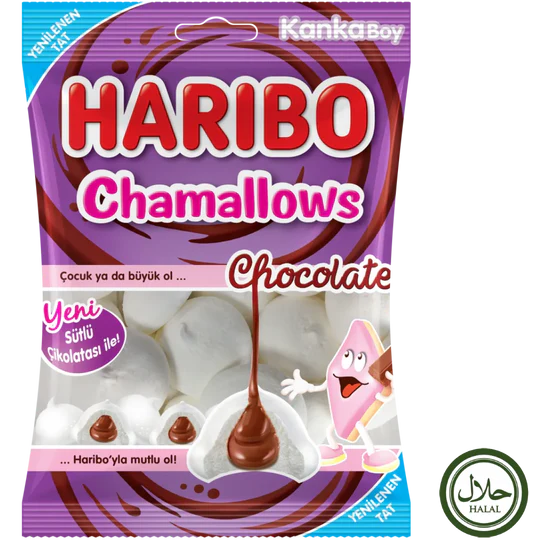 Haribo Halal Chocolate Chamallows (70g)