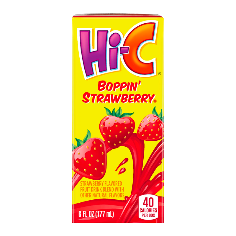 Hi-C Boppin' Strawberry (177ml)