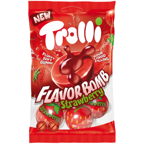 Trolli Flavor Bomb Strawberry (Manual Review - Weight/Volume) product packaging