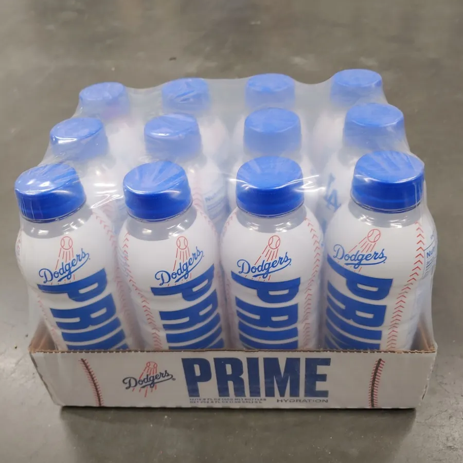 Prime Hydration LA Dodgers LIMITED EDITION (500ml) (12 Pack) (DENTED/DAMAGED BOTTLES)