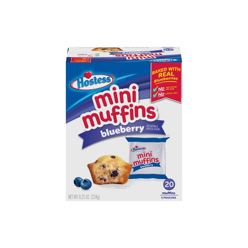 Hostess Mini Muffins Blueberry 20 Pack (234g)