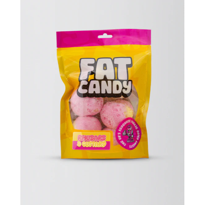 Fat Candy Freeze Dried Rhubarb & Custard (50g)