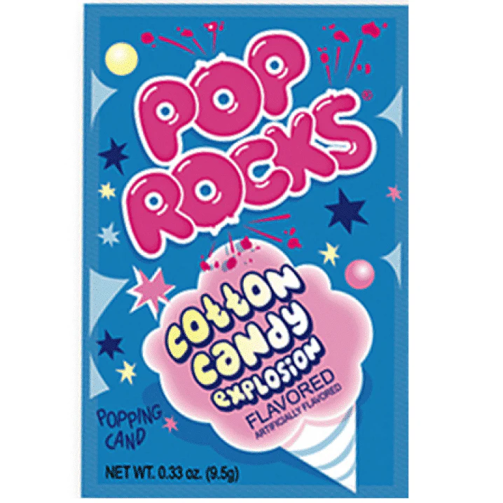 Pop Rocks Cotton Candy Explosion Popping Candy (9.5g)