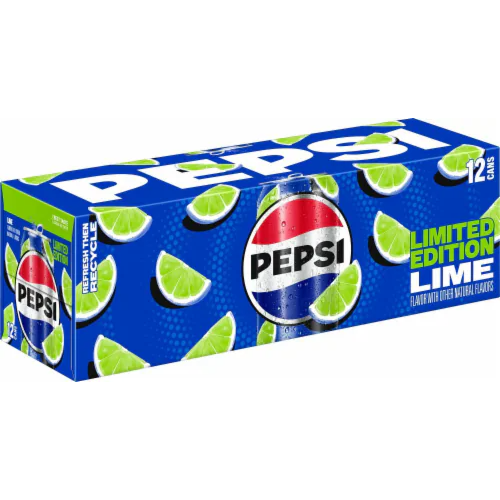 Pepsi Lime USA Case of 12 (12 x 355ml)