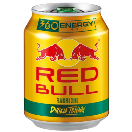 Front of Red Bull Gold 360 Pro Energy Drink can showing vibrant gold label, logo, and 250ml size.