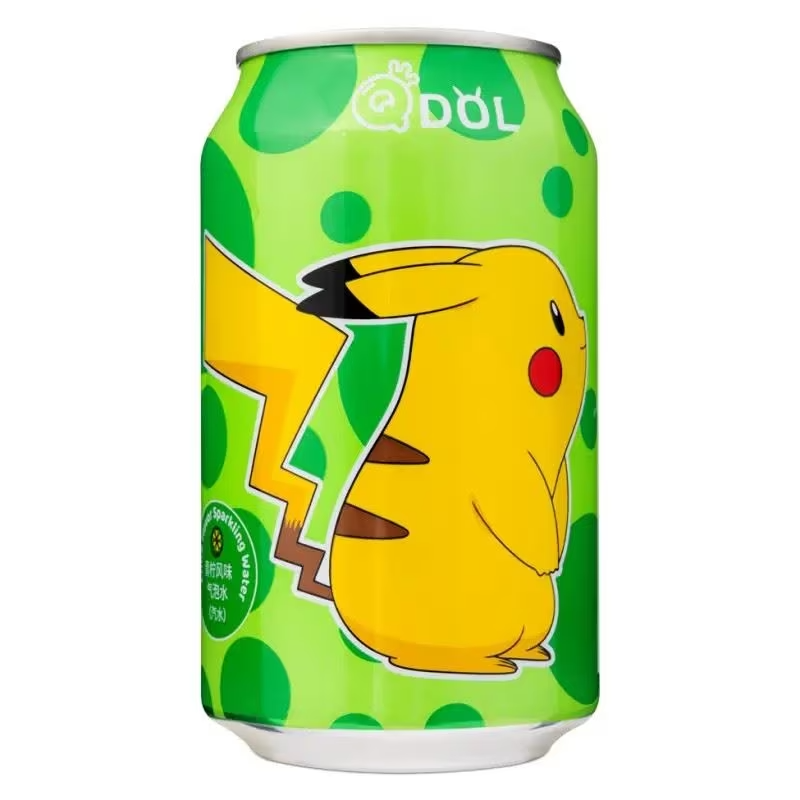 Pokemon Pikachu Lime Sparkling Water (330ml)