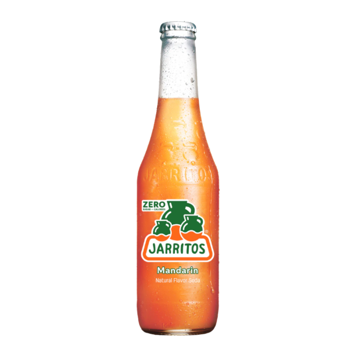Jarritos Mandarin Zero (370ml) product packaging