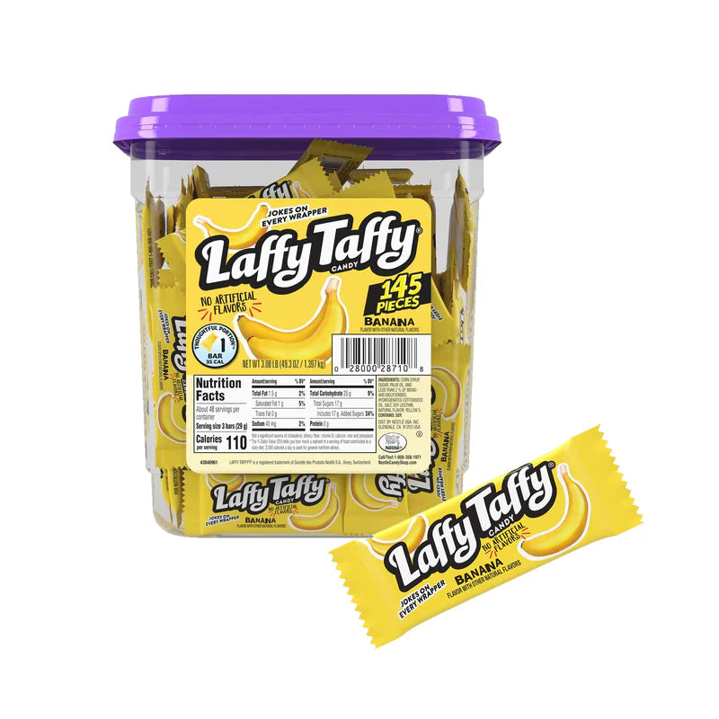 Laffy Taffy Banana – 145 Pieces (1.47kg)