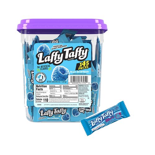 Laffy Taffy Blue Raspberry – 145 Pieces (1.47kg)