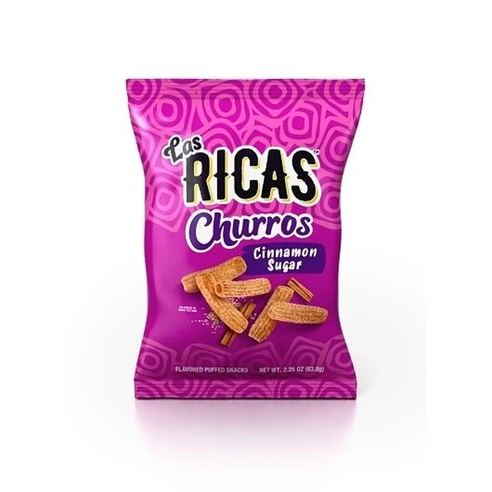 Las Ricas Churros Cinnamon Sugar (63.8g) product packaging