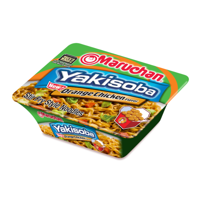 Maruchan Orange Chicken Flavour Yakisoba Noodles (120g) product packaging