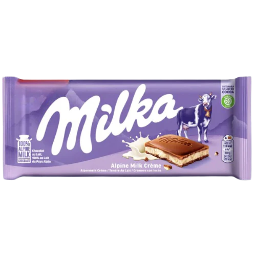 Milka Alpine Milk Crème (100g)