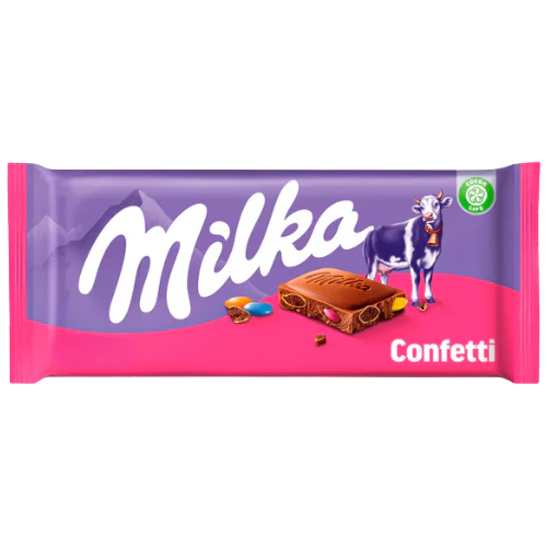 Milka Confetti Chocolate (90g)