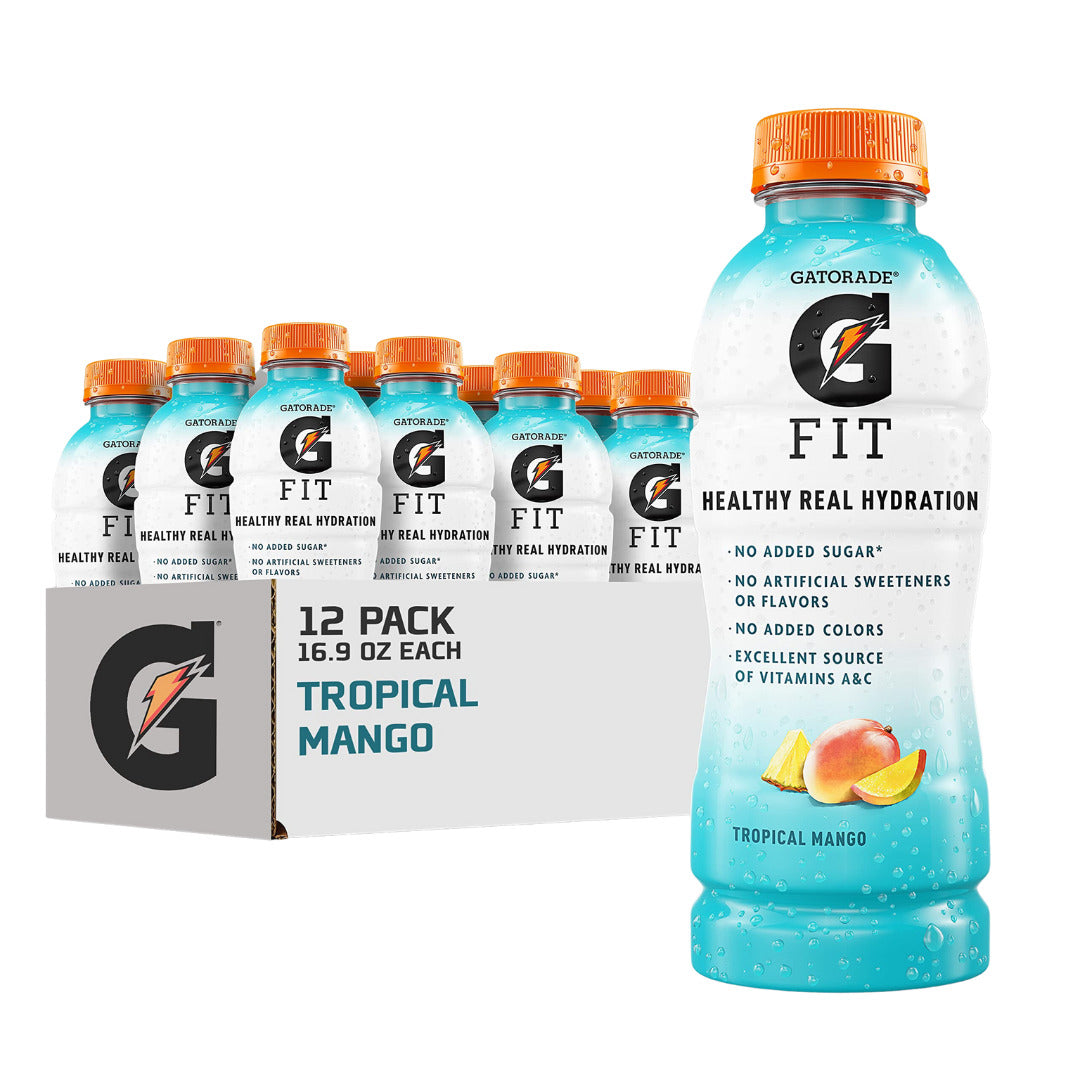 Gatorade Fit Healthy Real Hydration Tropical Mango (500ml) (12 Pack)