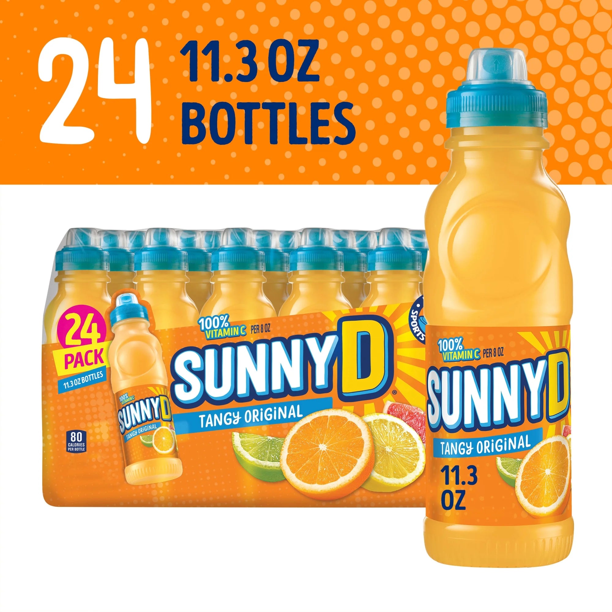 Sunny D Tangy Original (334ml) (24 Pack)