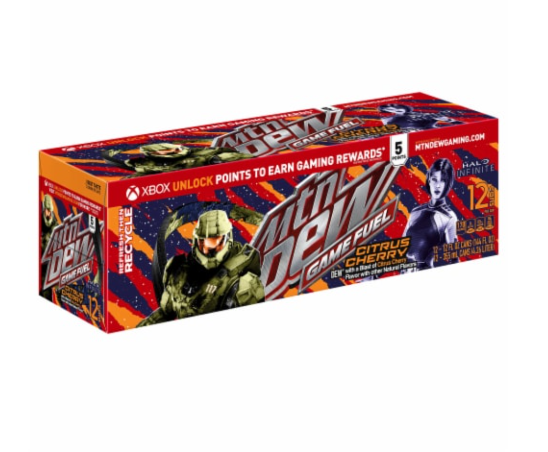 Mountain Dew Game Fuel Citrus Cherry Case of 12 (355ml x12)
