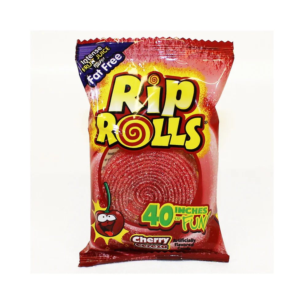Rip Rolls Cherry Candy product packaging