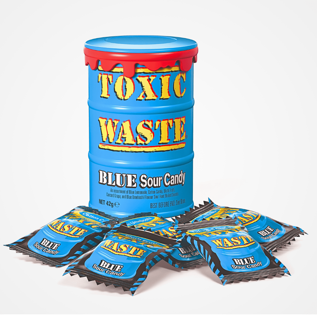 Toxic Waste Blue Drum Extreme Sour Candy (42g)