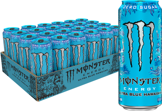 Monster Ultra Blue Hawaiian Case of 24 (24 x 473ml)