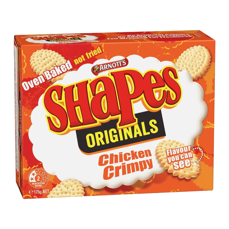 Arnott's Shapes Chicken Crackers (175g)
