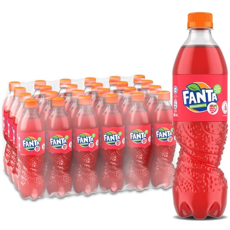 Fanta Strawberry (500ml) (24 Pack)