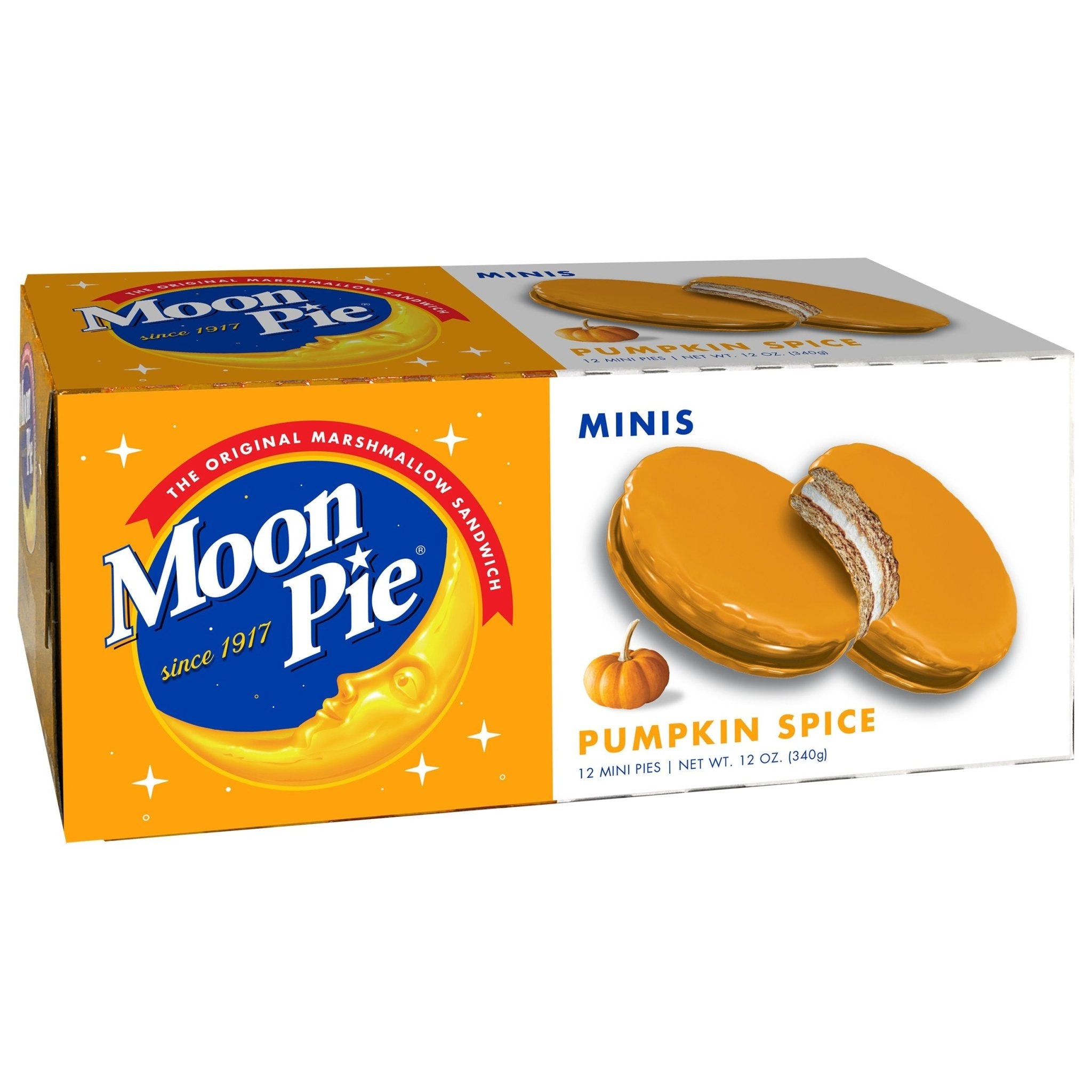 Chattanooga Moon Pie Minis Pumpkin Spice 12 Pack (340g)
