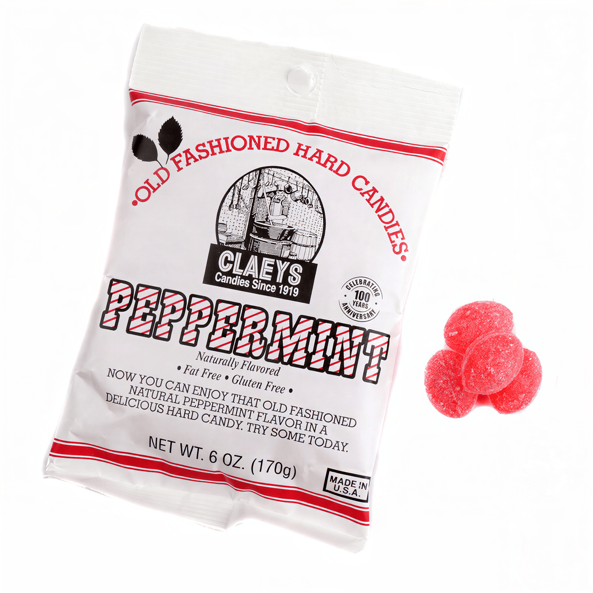 Claeys Old Fashioned Peppermint Candy (170g)