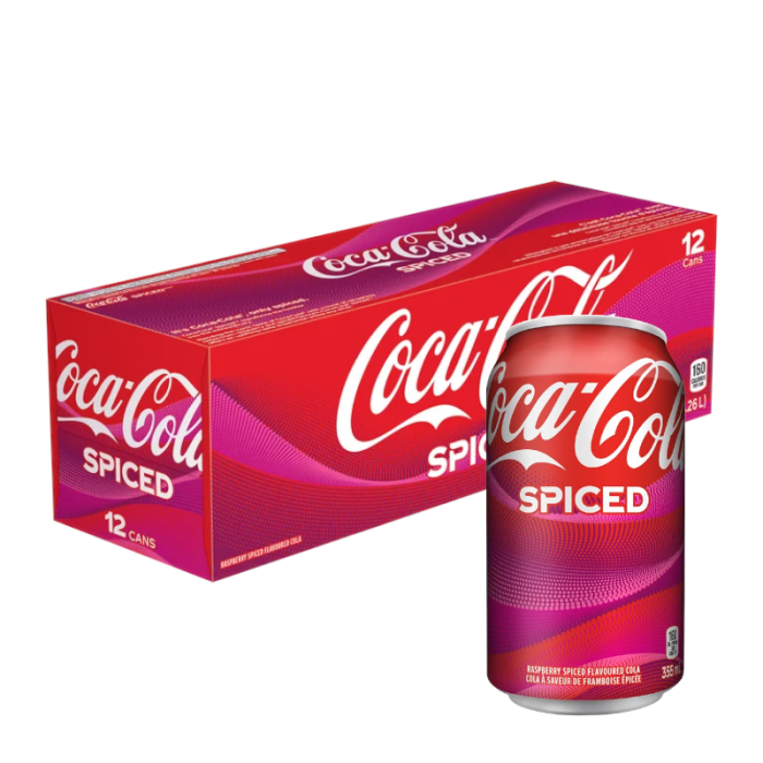 Coca Cola Spiced Case Of 12 (355ml X12) (best Before November 4th 2024