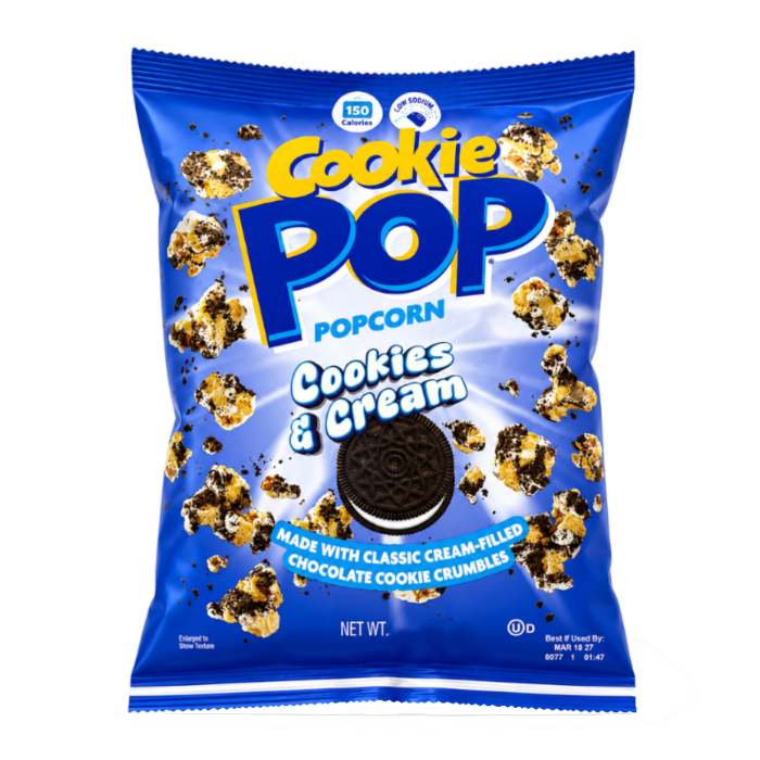 Cookie Pop Cookies & Cream Popcorn (113g)