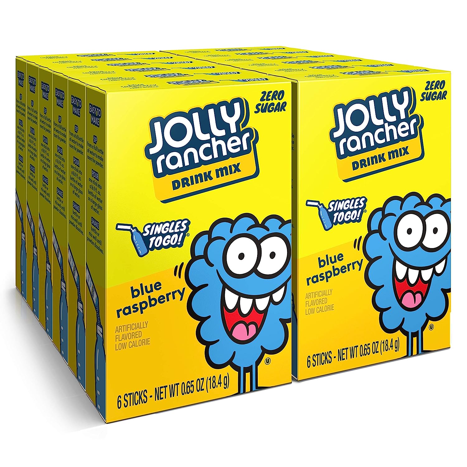 Jolly Rancher Blue Raspberry Singles to Go (221g) (12 Pack)