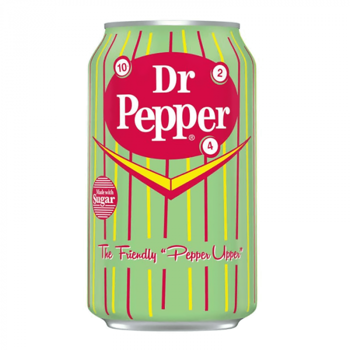 Dr. Pepper Original Formula Made with Real Sugar Case of 12 (355ml x12)