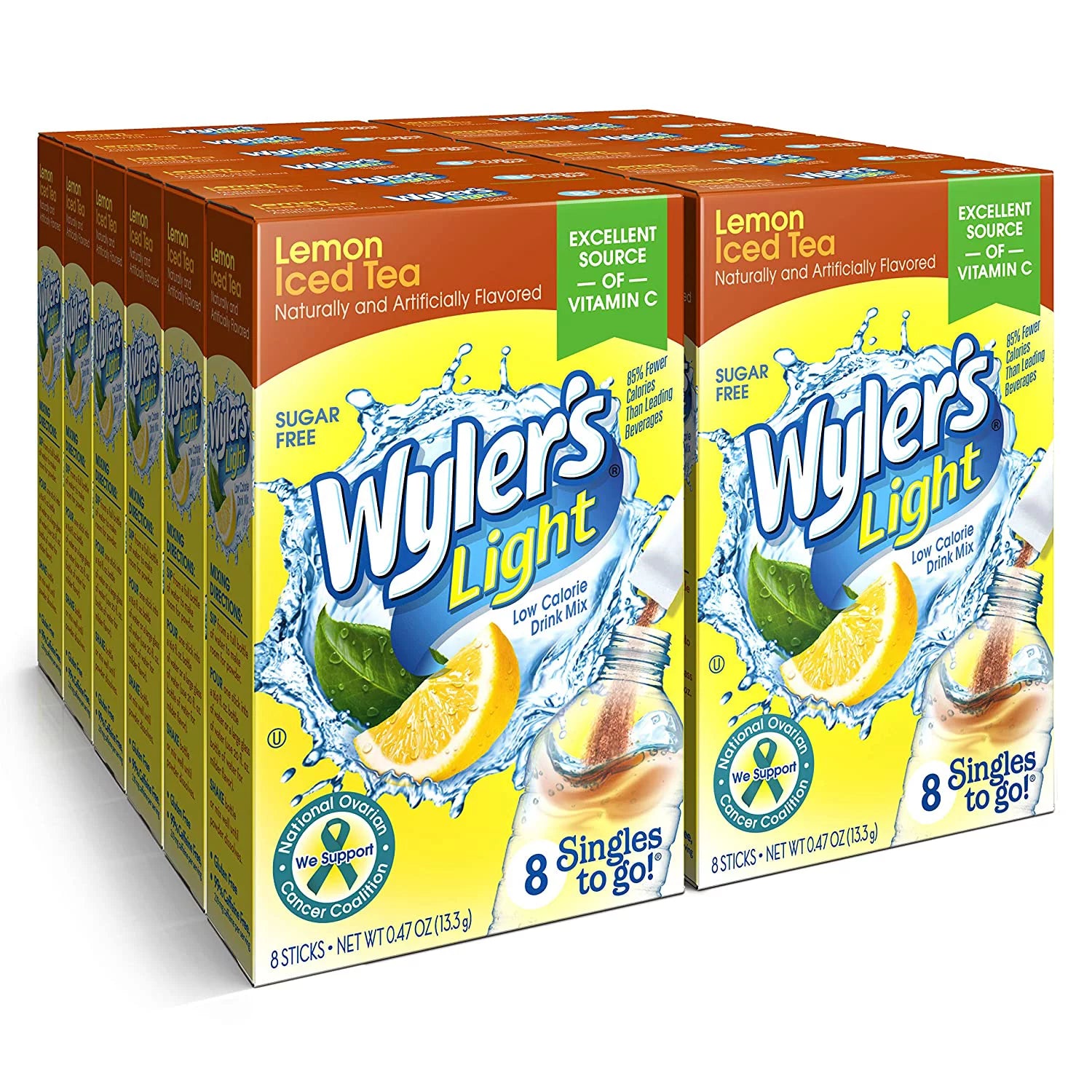 Wyler's Lemon Iced Tea Singles To Go (159.6g) (12 Pack)