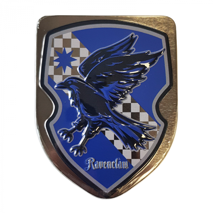 Front of Harry Potter Ravenclaw House Crest Tin with Jelly Beans (28g) showcasing the house crest design and colourful jelly beans inside.
