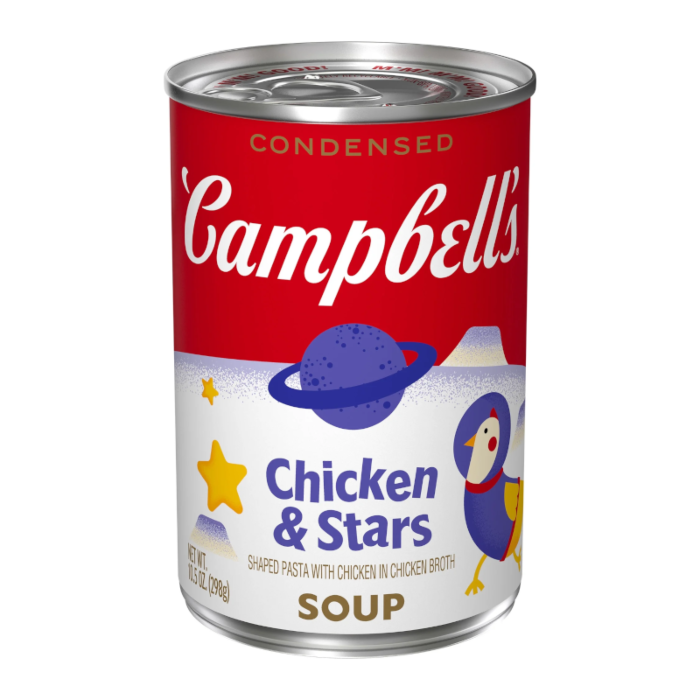 Campbell's Chicken & Stars Soup (298g) product packaging