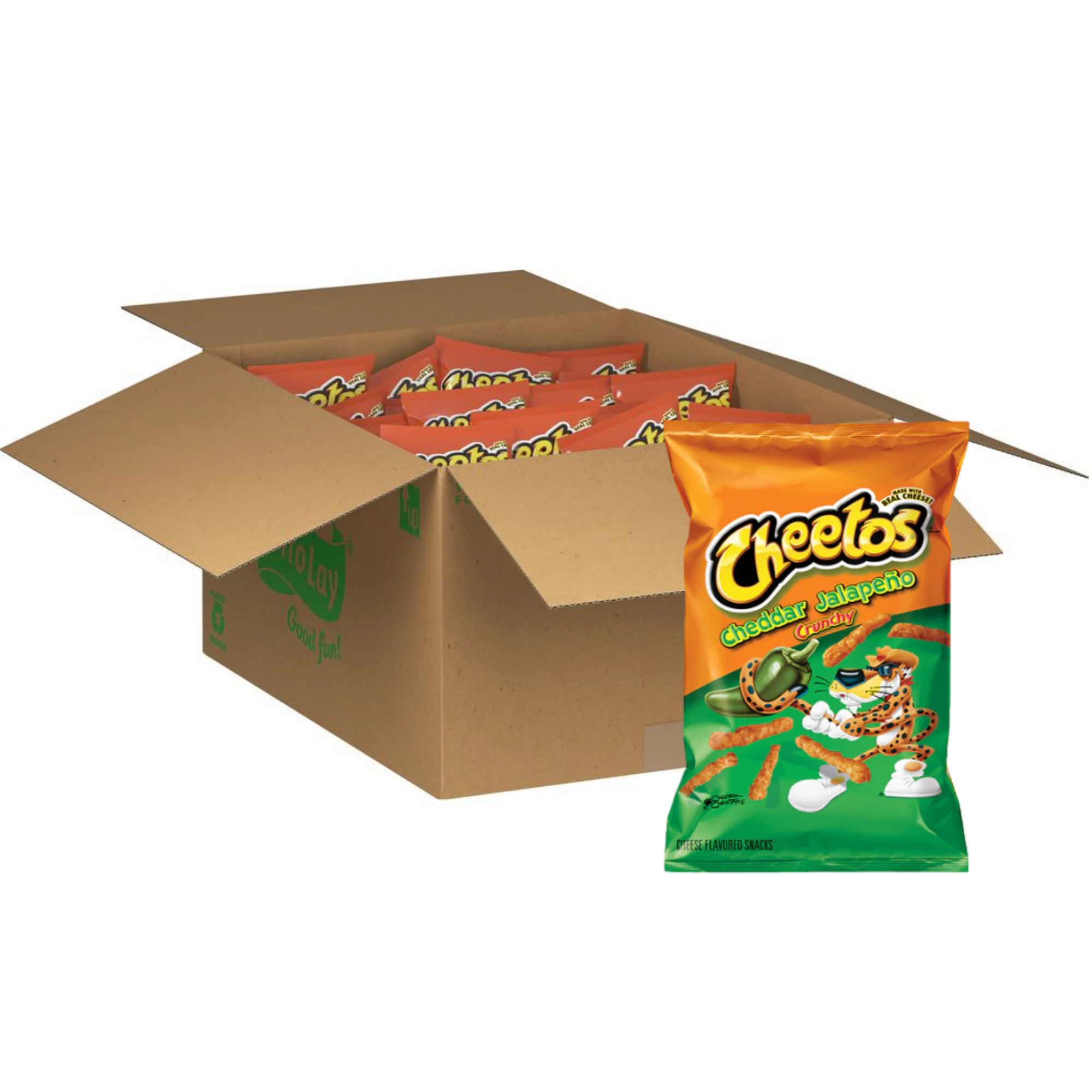 Cheetos Crunchy Jalapeno Cheddar (226g) Box of 10 (10 x 226g)