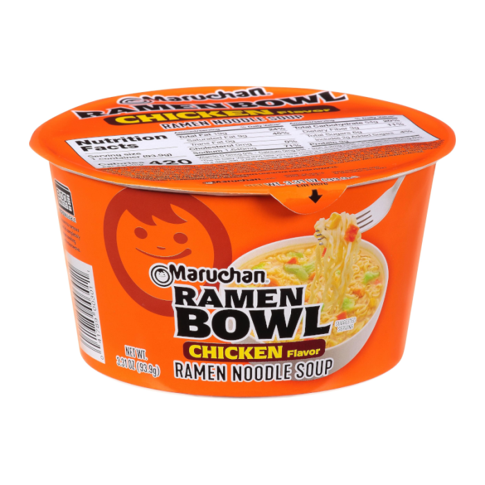 Maruchan Chicken Ramen Noodles & Vegetables Bowl (94g)