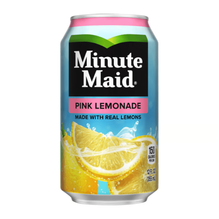Minute Maid Pink Lemonade Case of 12 (355ml x12)