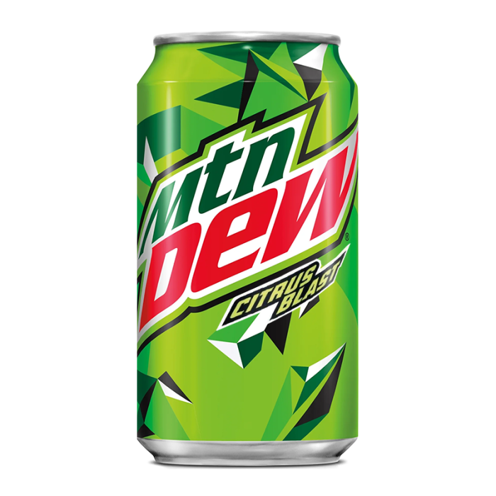 Mountain Dew Case of 24 (24 x 330ml)