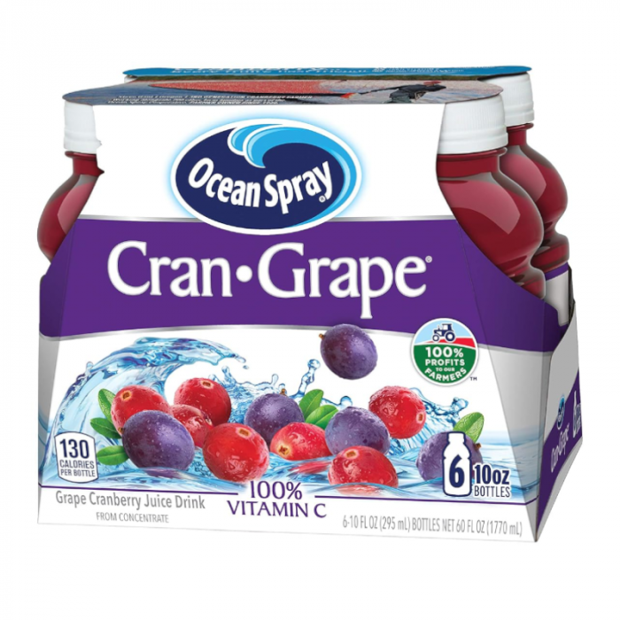 Ocean Spray Cran-Grape Juice (295ml) (6 Pack)