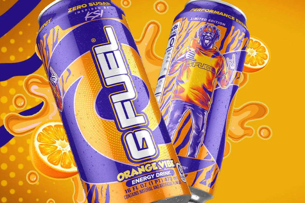 Prime Hydration KSI Orange Mango X G FUEL KSI Orange Vibe Bundle