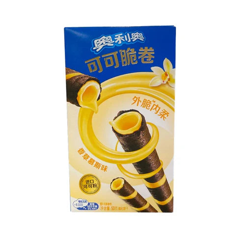Oreo Vanilla Creme Wafer Rolls (50g)