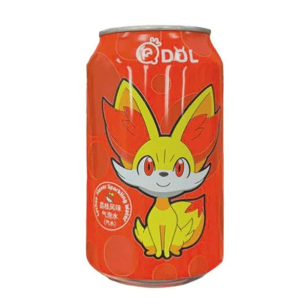 Pokemon Fennekin Lychee Flavour Sparkling Water (330ml)
